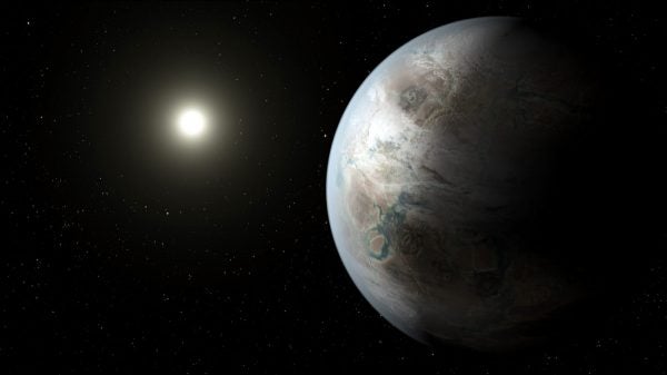 artist's rendering of the planet Kepler