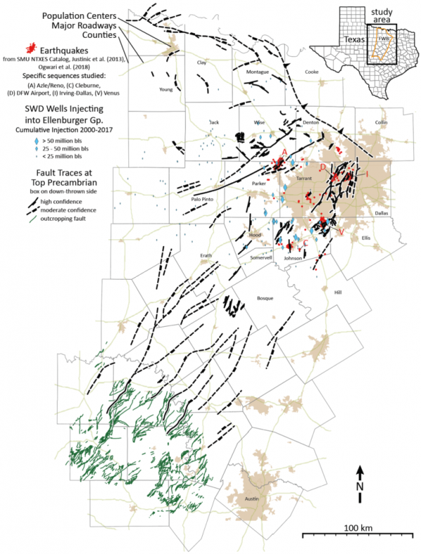 fault map created by team of UT researchers